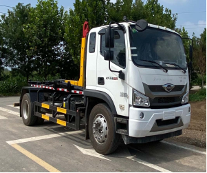 Large Hook Arm Garbage Truck