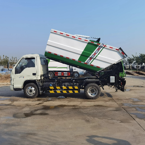 Sollevatore idraulico camion della spazzatura.jpg