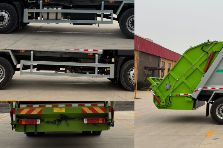 Truk sampah terkompresi