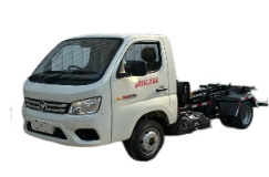 Camion della spazzatura mobile con braccio a gancio