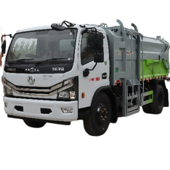 Colgar un camión de basura con cubo