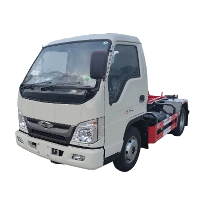 Xe chở rác có móc nâng