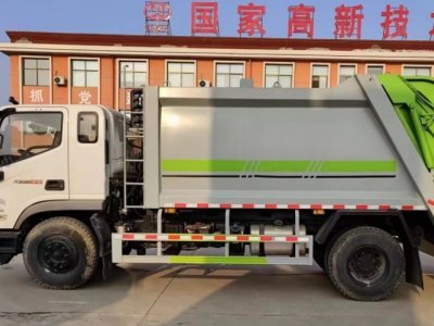 Preparation work for using compressed garbage trucks