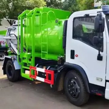 Large scale kitchen waste truck