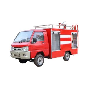 Четырехколесная мини-пожарная машина с 2 кубиками