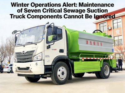 Manutenção de caminhões de esgoto e sucção de fezes