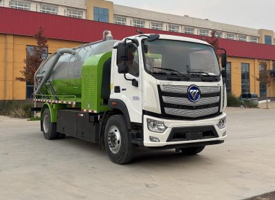 Pure electric suction truck