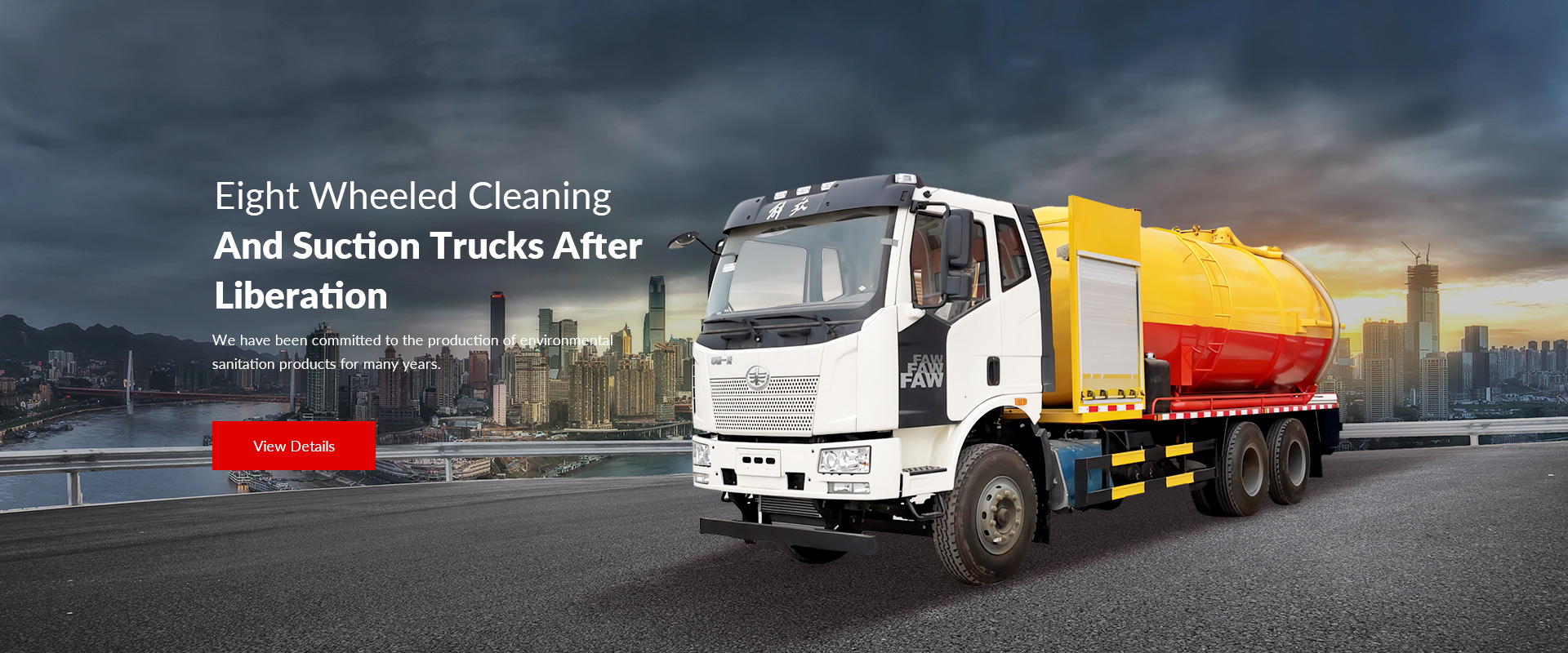  Wheeled Cleaning And Suction Truck