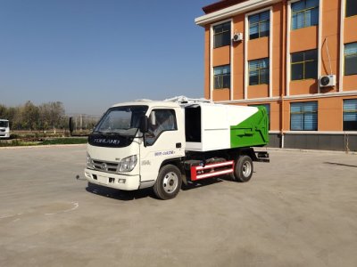 hanging bucket garbage truck