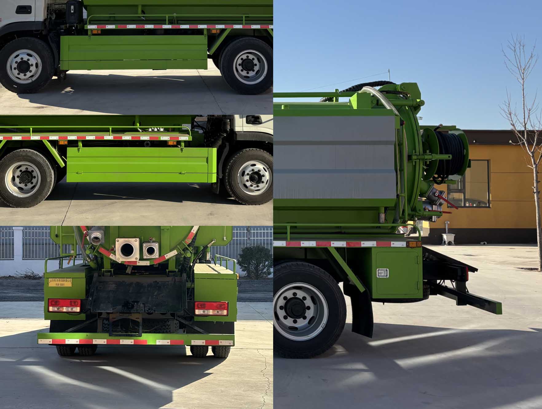 Camión de limpieza y succión de 10 metros cúbicos